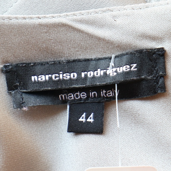 Narciso Rodriguez 2-tone grey short sleeve dress - Picture 7 of 9